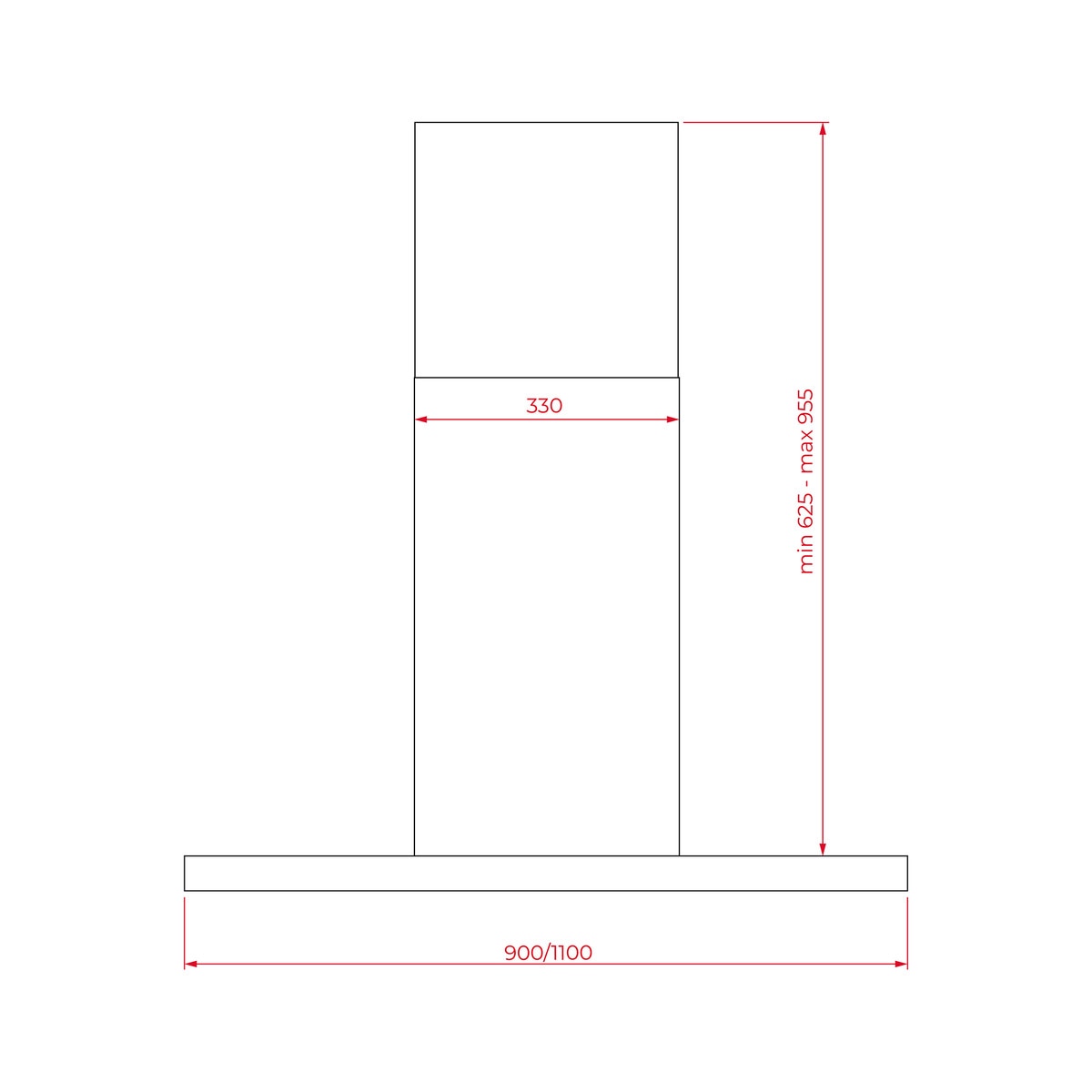 Campana decorativa Teka con 3 velocidades + 2 intensivas, función HobToHood, Wifi - DHP118760CONECT Inox / Negro-2