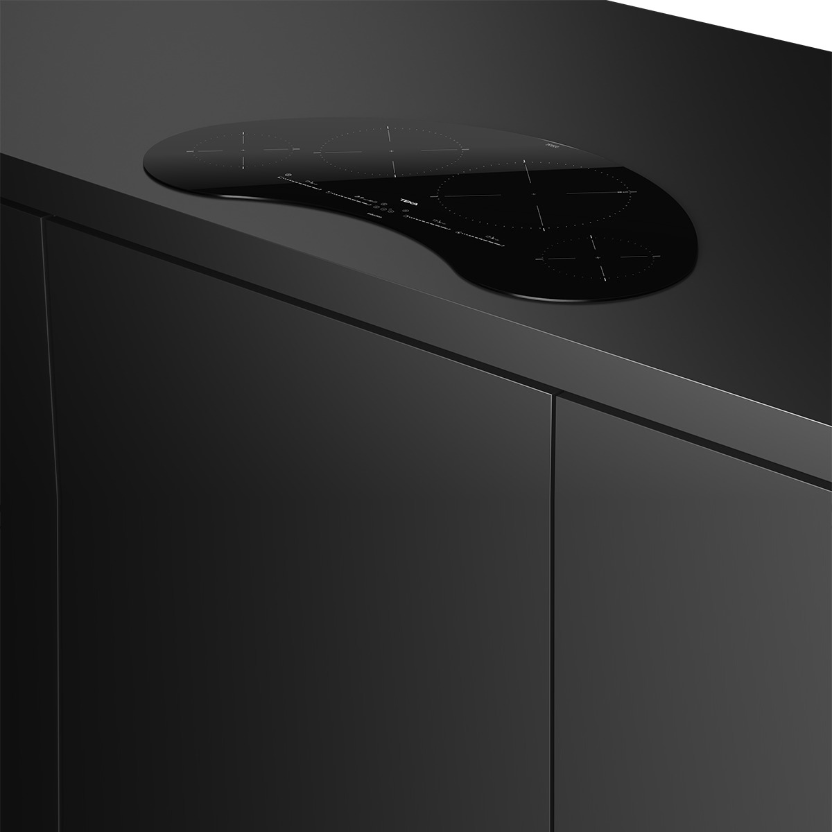 Placa de inducción Teka con 4 zonas de acocción - IKC 94628 MST Negro-9