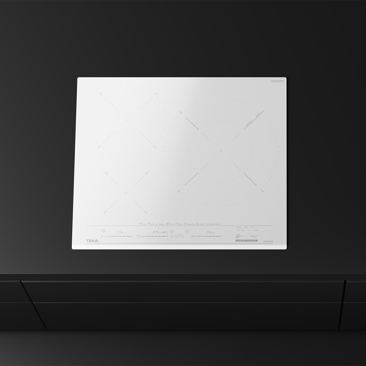 Placa de inducción Teka con 3 zonas de acocción - IZC 63632 BLANC MestrePaeller Blanco-8