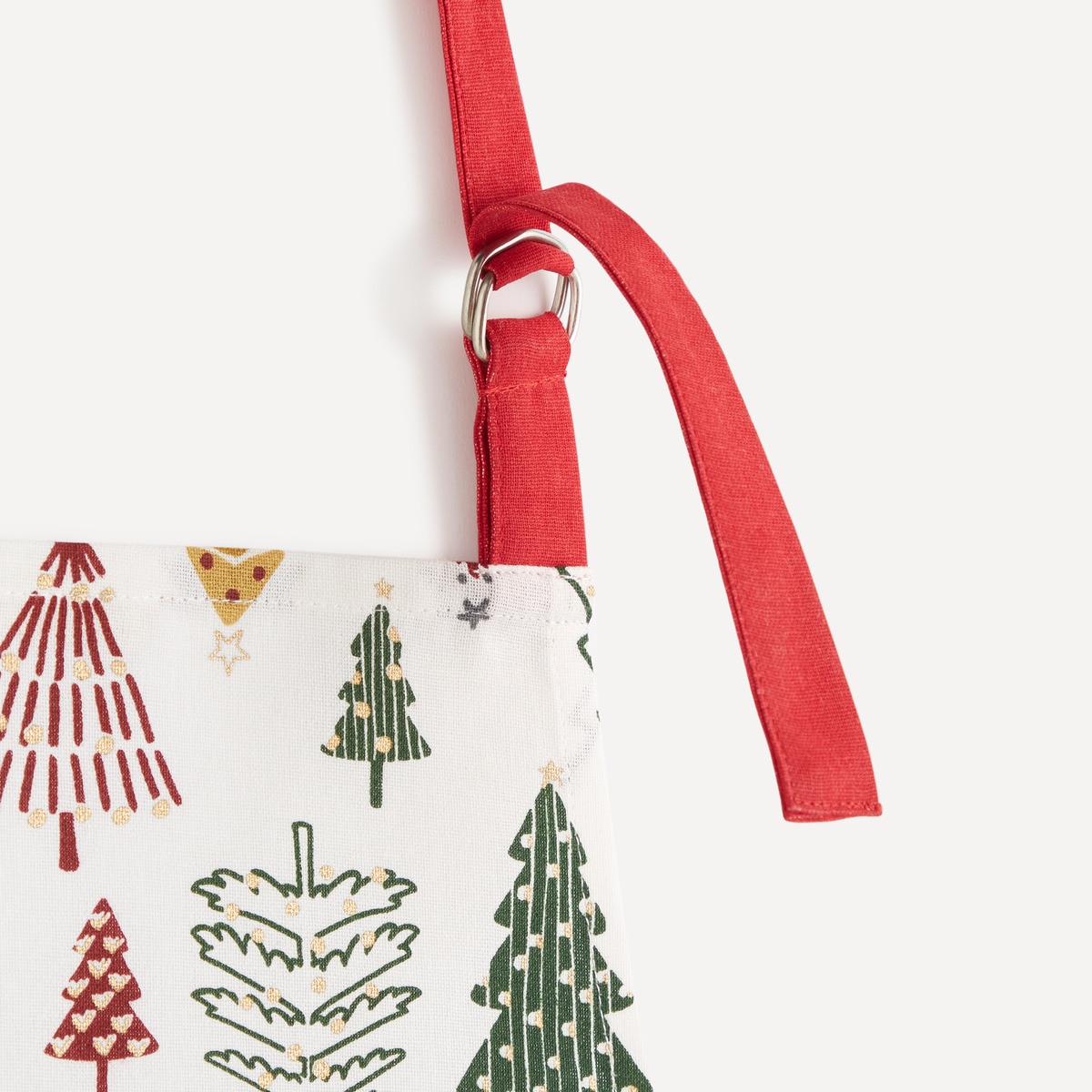 Delantal algodón Pinos Navidad Basics El Corte Inglés Multicolor-4