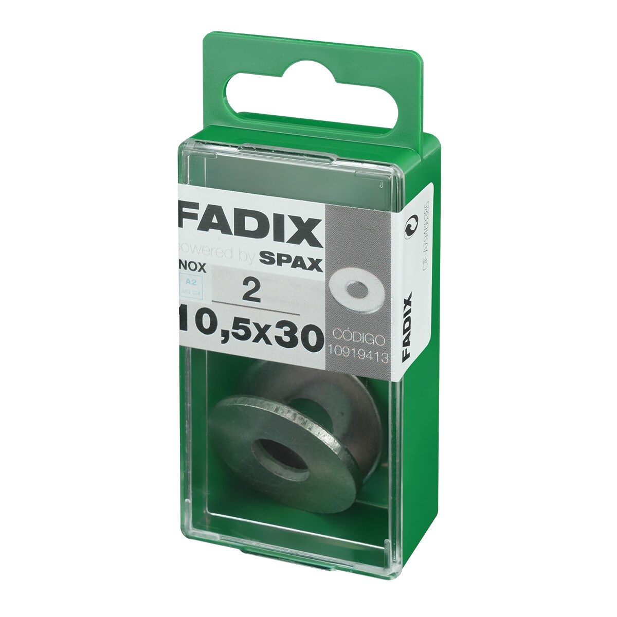 Lote De 100 Arandelas Planas De Acero Inoxidable 3/8" - Color Negro Óxido, Alta Resistencia