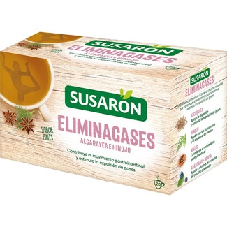 Eliminagases con alcaravea e hinojo con sabor a anís estuche 20 bolsitas - Susaron