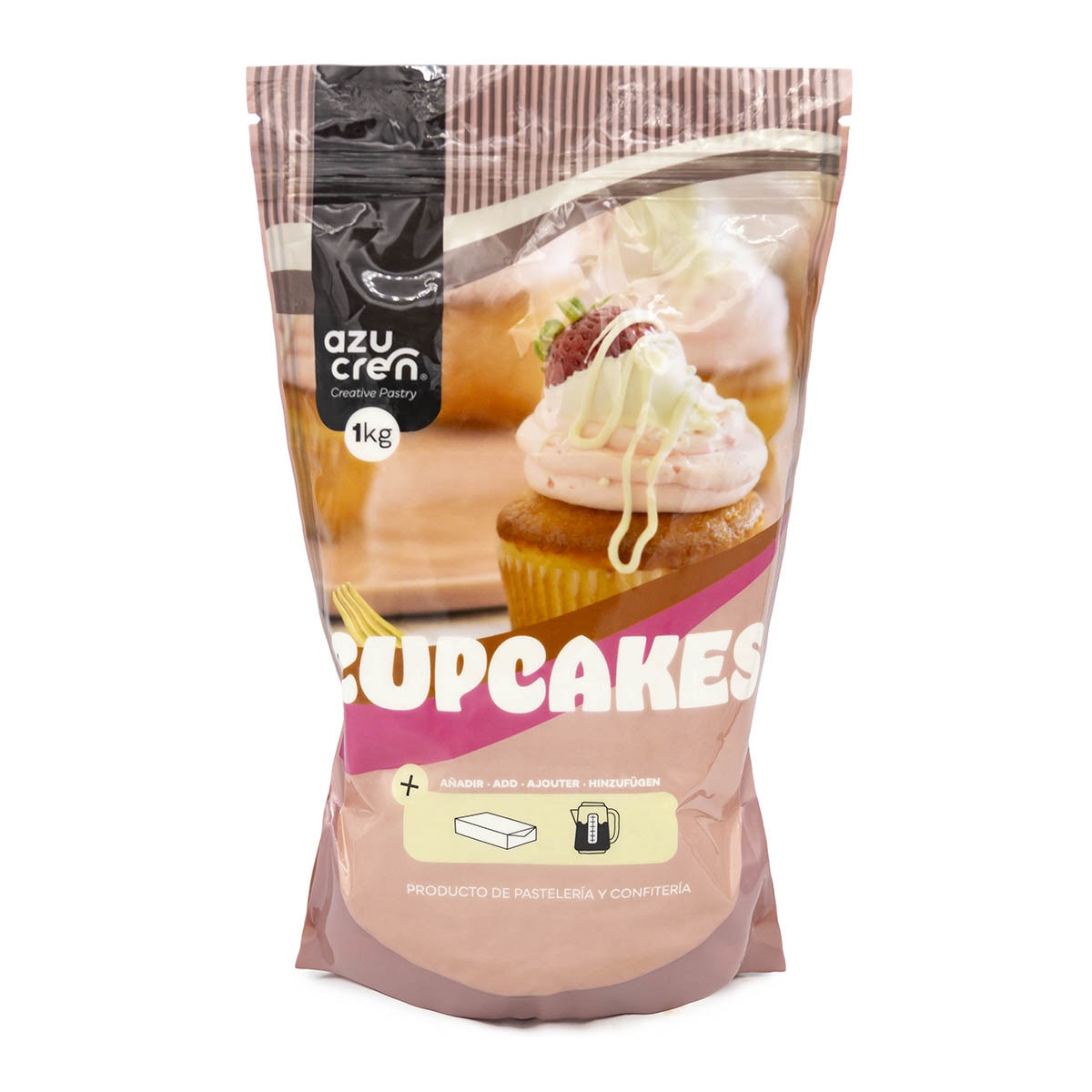 Preparado para cupcakes 1 Kg. Azucren Marrón claro-1