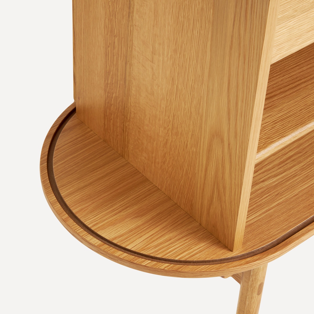 Aparador de madera de roble con puertas correderas Adam Room - El Corte Inglés Natural-5
