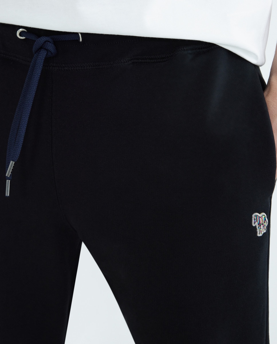 Calças com Logótipo de Zebra Preto-6