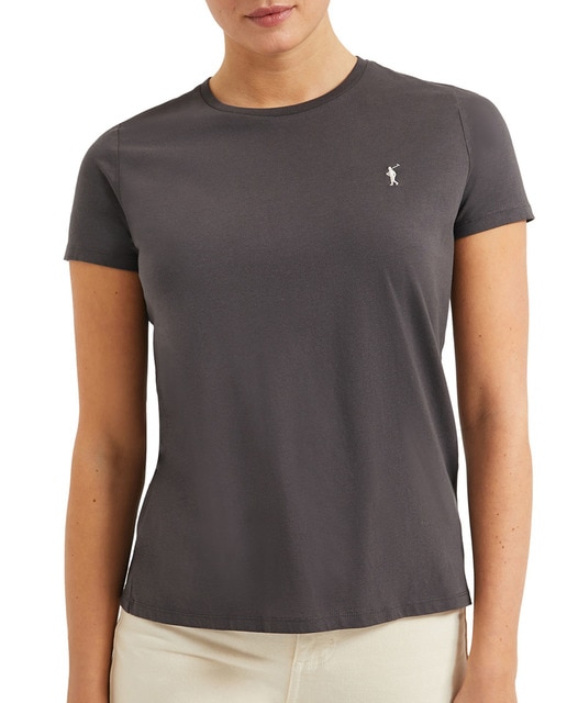 Imagen 0 de Camiseta de manga corta en color gris asfalto