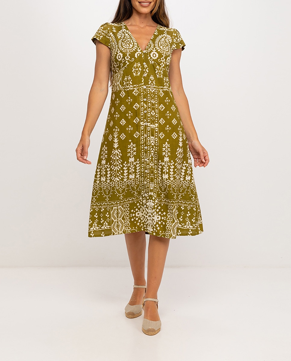 Vestido estampado — oferta en Primeriti
