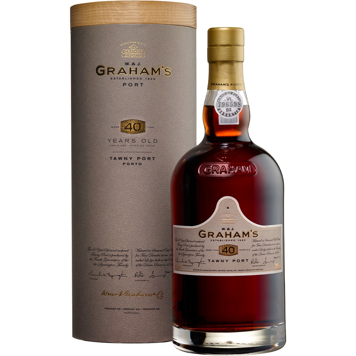 Vinho do Porto 40 Anos garrafa 75 cl