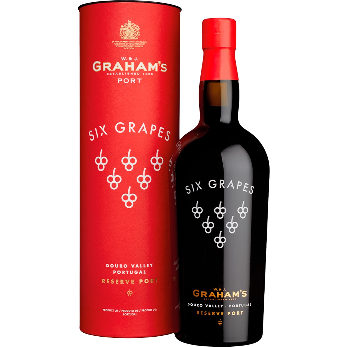 Vinho do Porto Six Grapes Reserva garrafa 75 cl