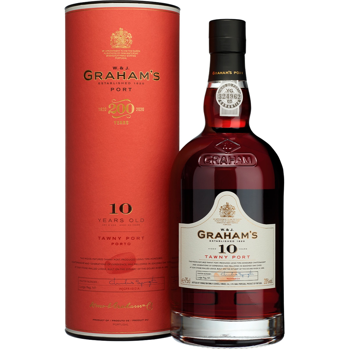 Vinho do Porto 10 Anos garrafa 75 cl