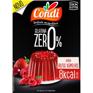 Gelatina Zero de Frutos Vermelhos embalagem 26 g - Condi