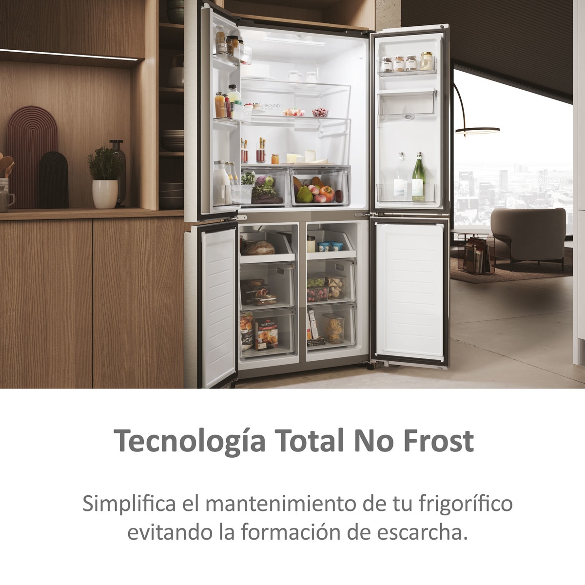 Frigorífico americano Haier Total No frost Cube 83 Series 3