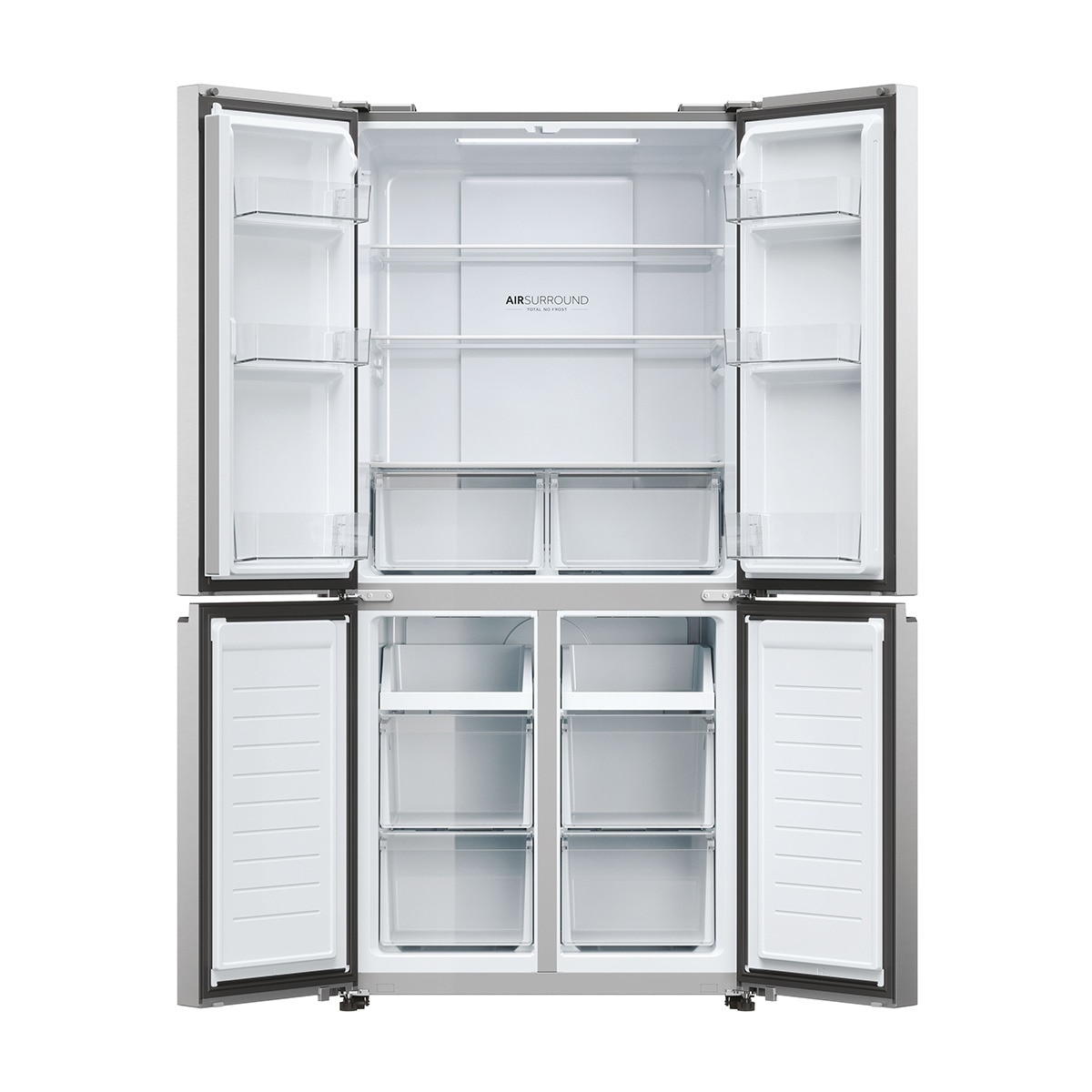 Frigorífico americano Haier Total No frost Cube 83 Series 3 - HCR3818ENMM Platinum Inox-3