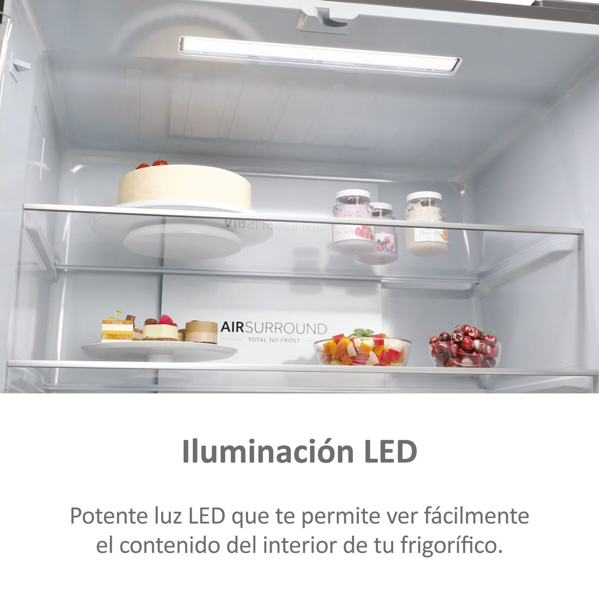 Frigorífico americano Haier Total No frost Cube 83 Series 3 - HCR3818ENMM Platinum Inox-11