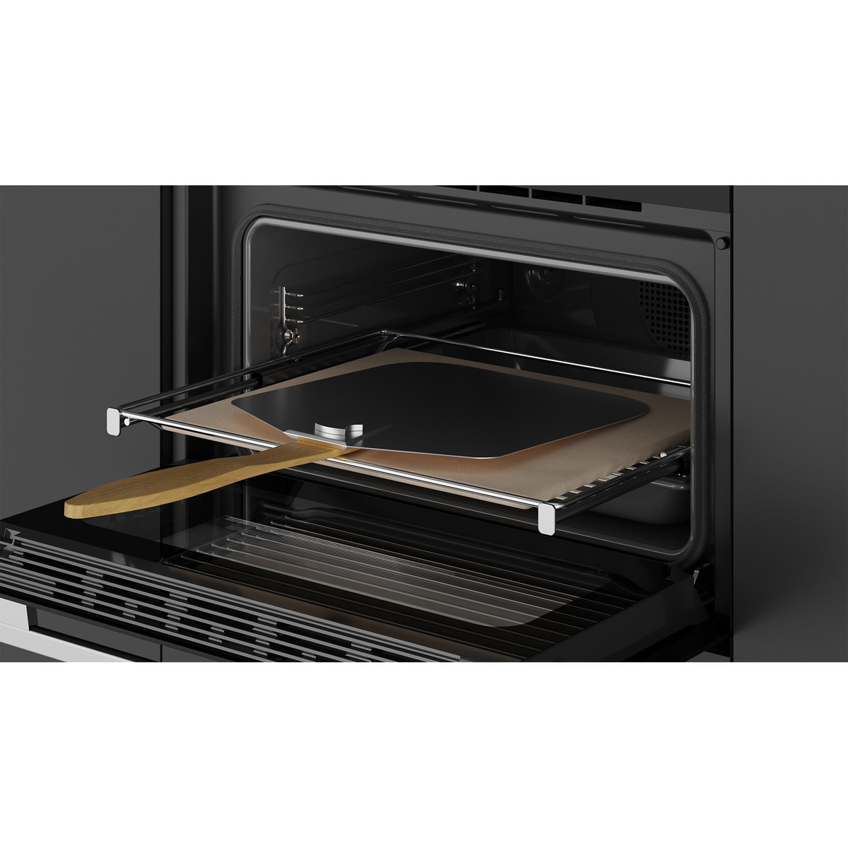 Horno multifunción Teka pirolítico con función pizza 340ºC y piedra cerámica -  LC 8510 P Negro-6