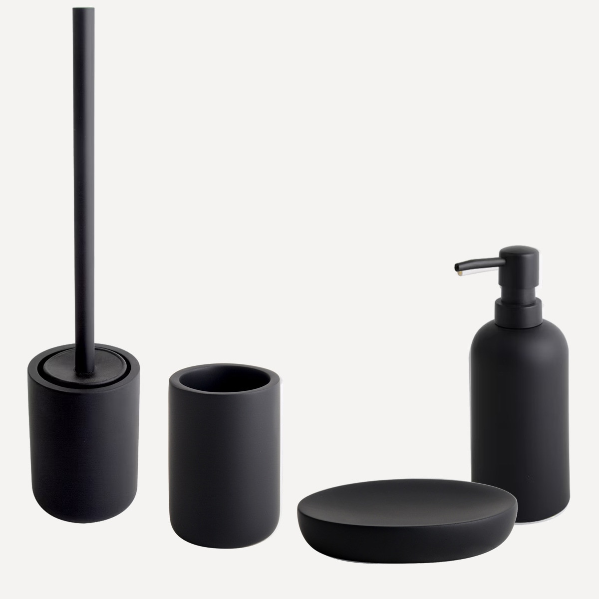 Coleção de Acessórios de Casa de Banho Talco - Preto 1