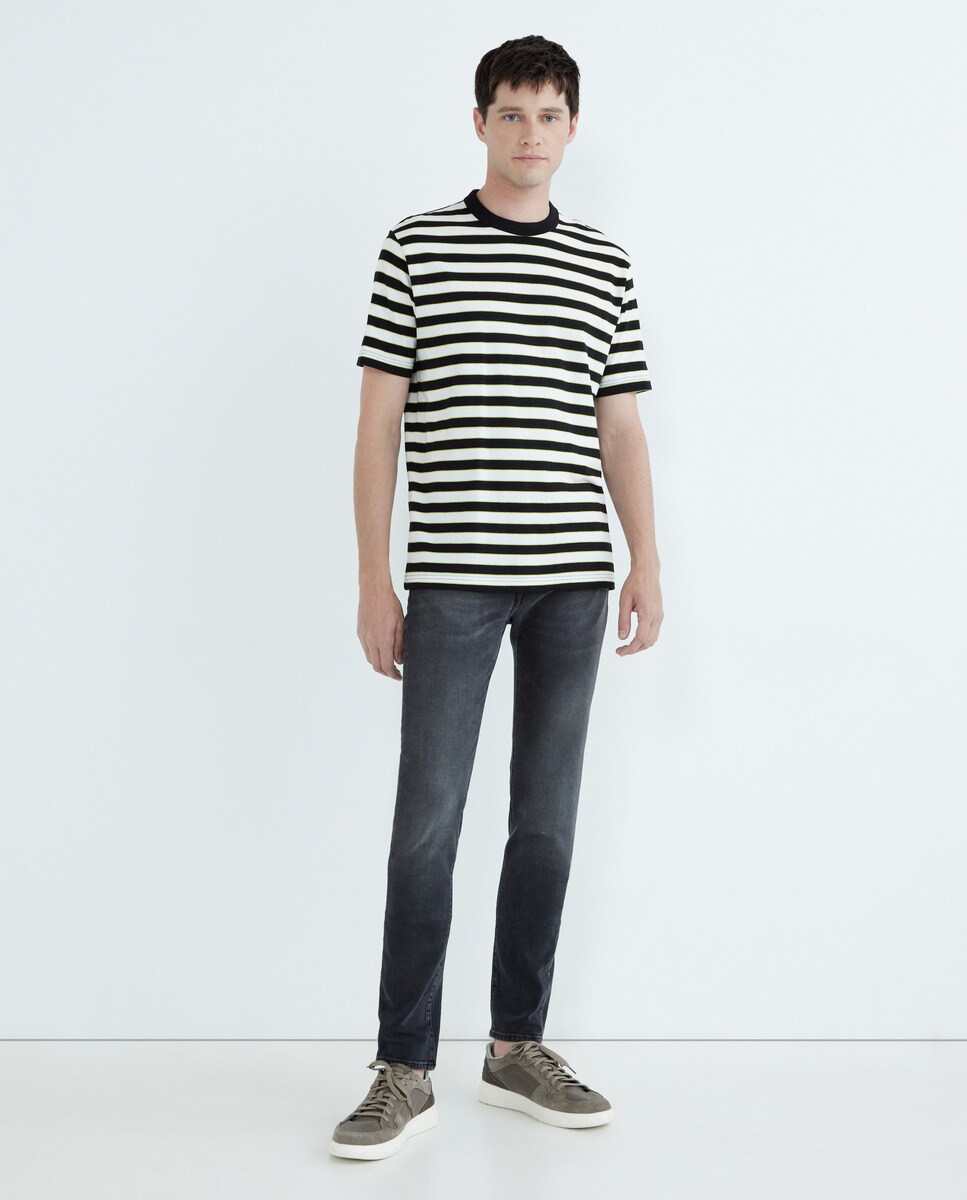 Tshirt manches courtes rayures larges