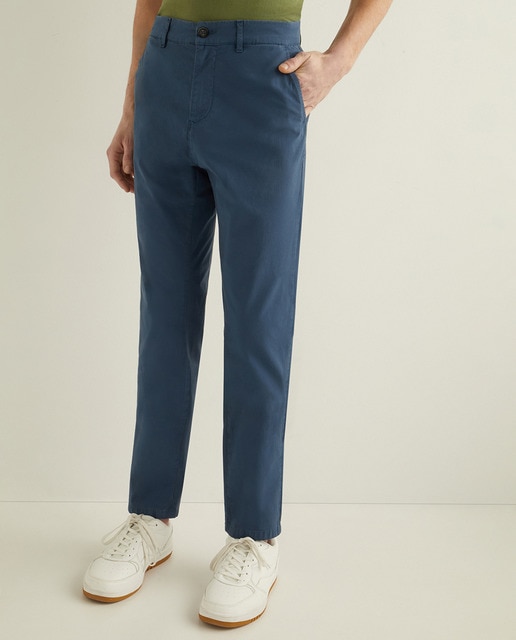 Imagen 0 de Pantalón de hombre chino slim azul