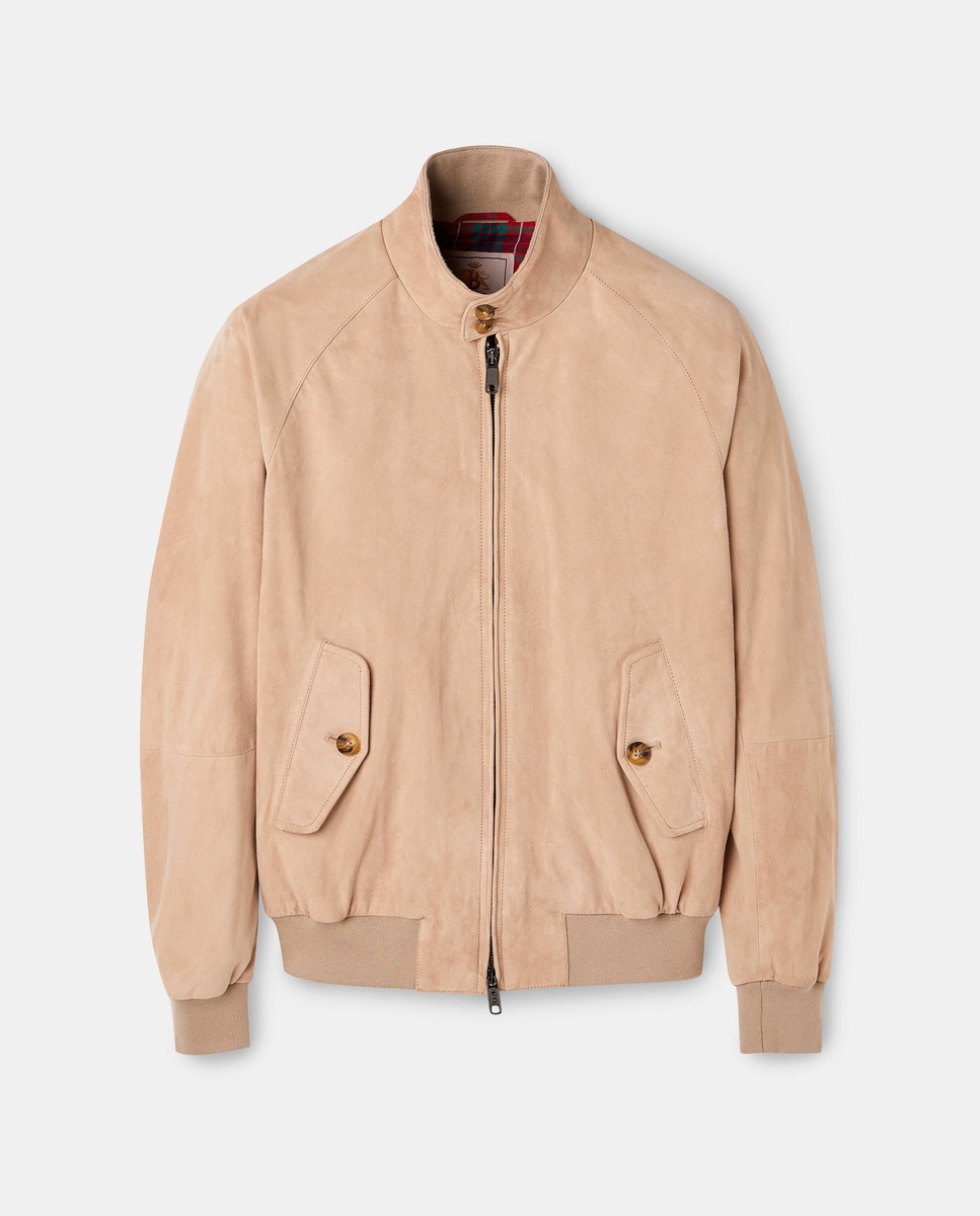 Imagen 0 de Cazadora corta de hombre de piel