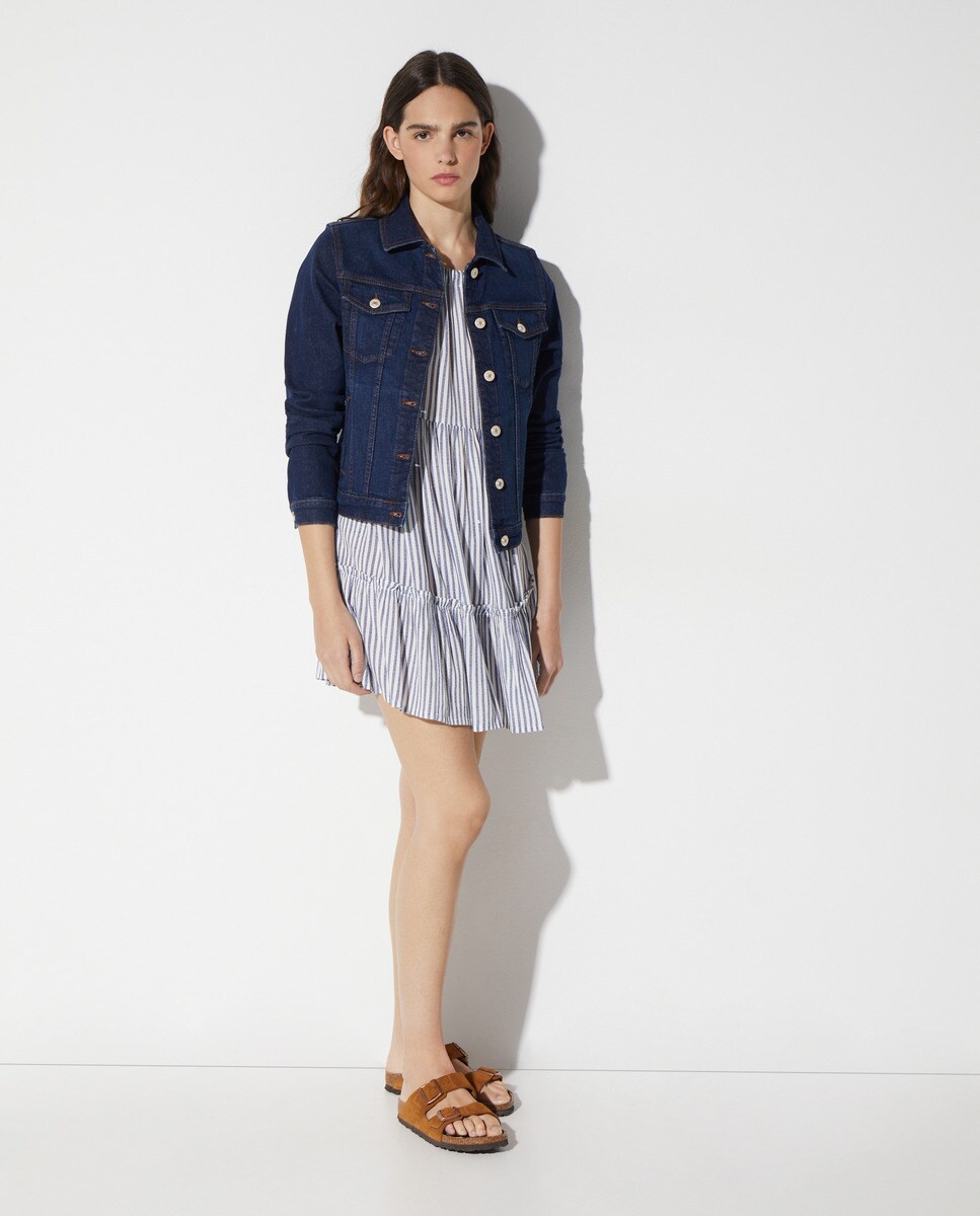 Robe courte imprimé tye dye