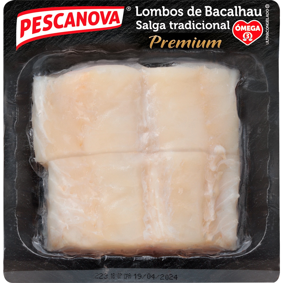 Lombos de Bacalhau Premium embalagem 550 g