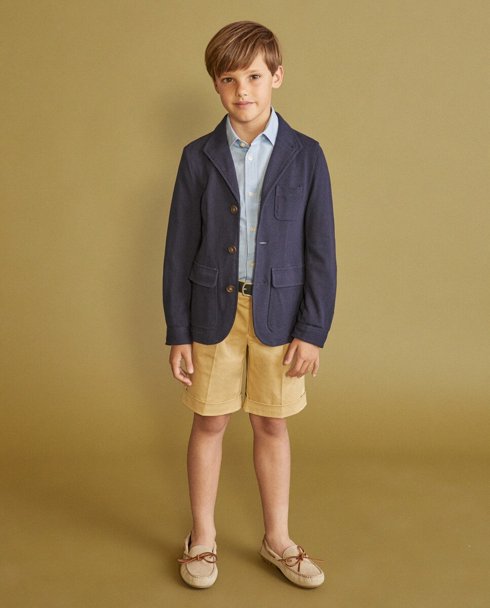 Bermuda habillé uni