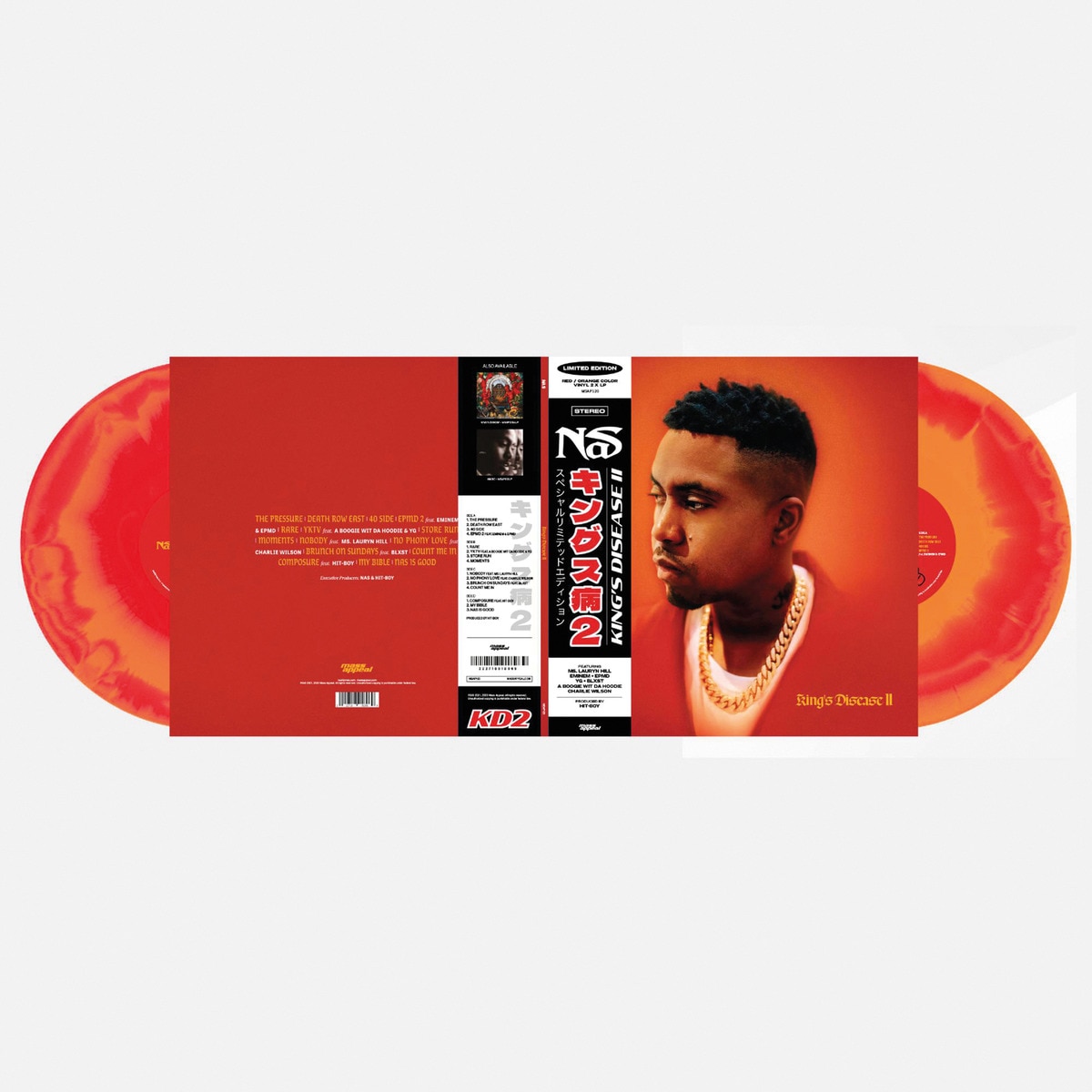 King's disease II  (Edición Color) (2 LP-Vinilo) Naranja-2