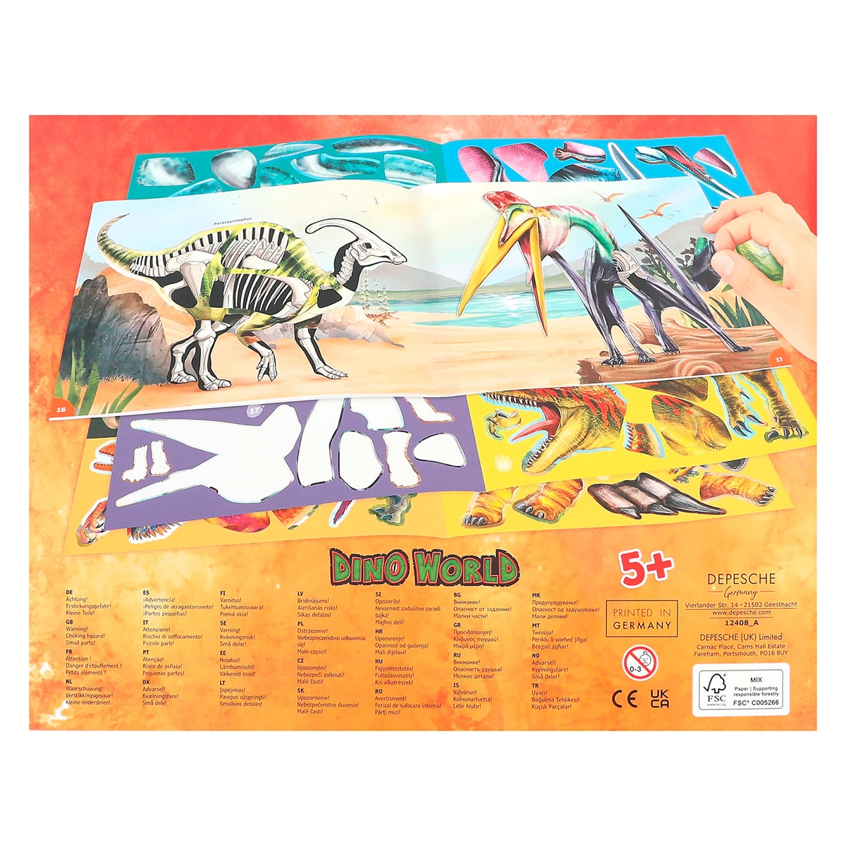 Sticker fun Dino World Depesche 4