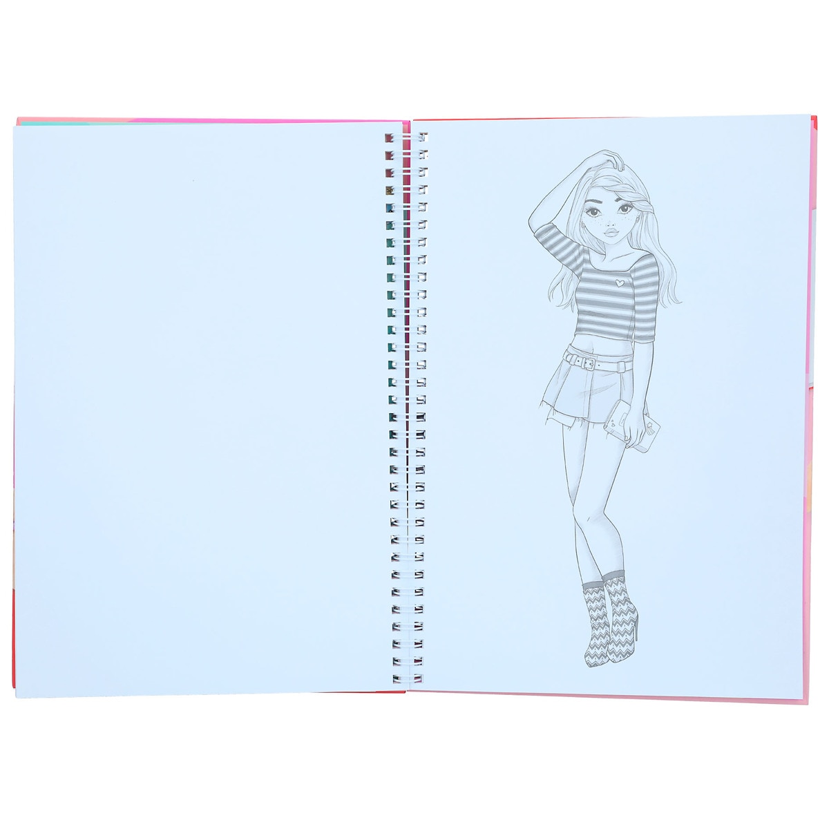 Libro colorear con colores TOPModel Depesche 6