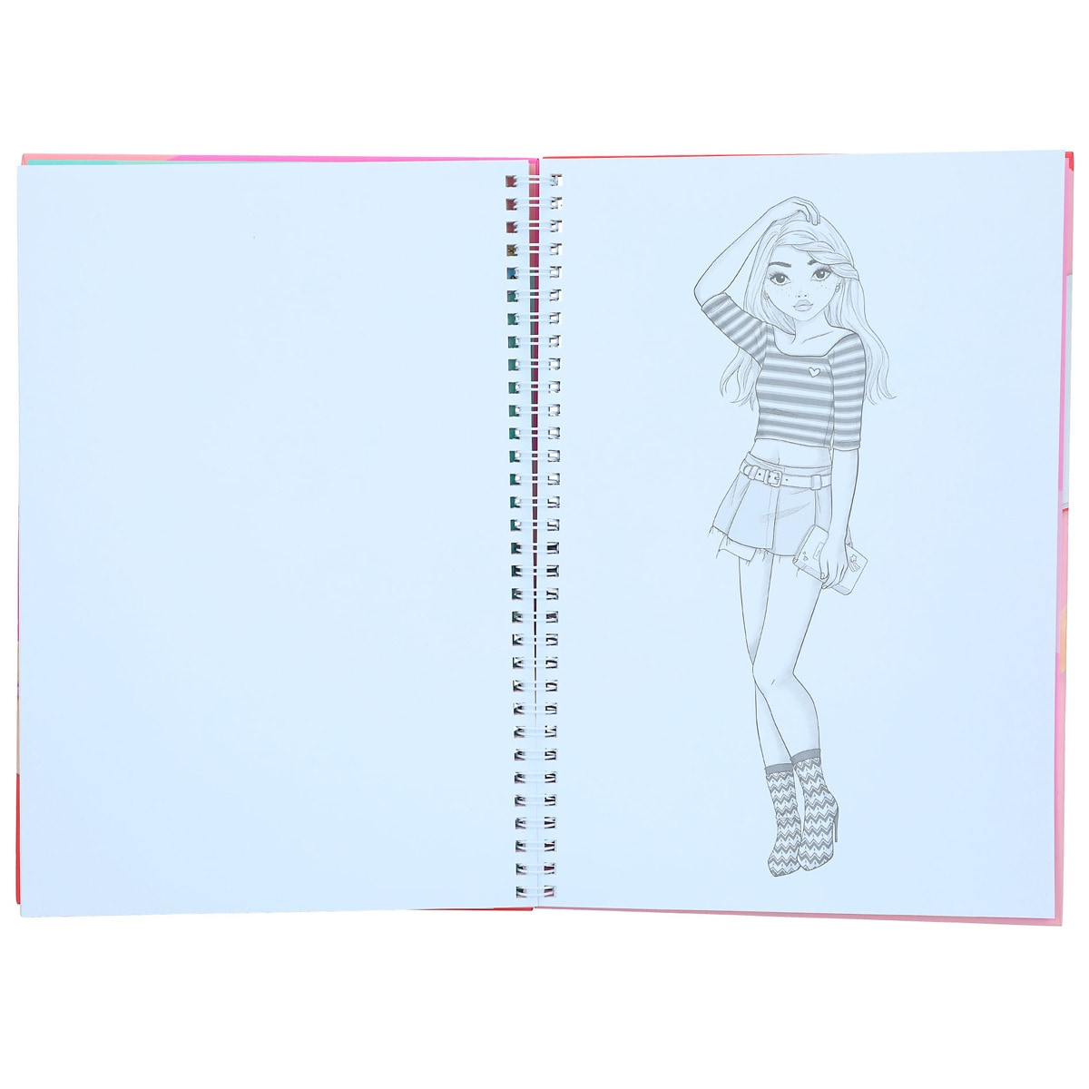 Libro colorear con colores TOPModel Depesche 6