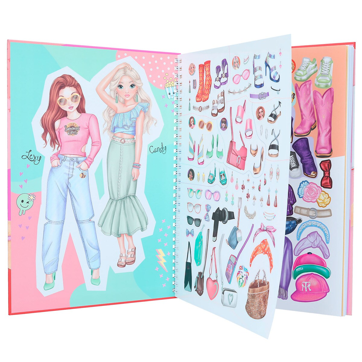 Libro colorear con colores TOPModel Depesche 5