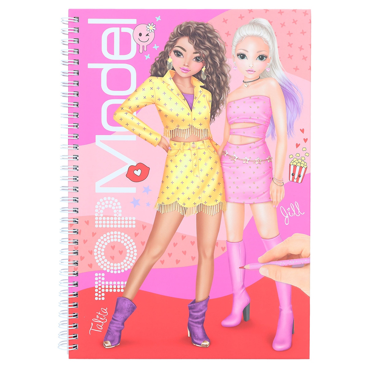 Libro colorear con colores TOPModel Depesche 3