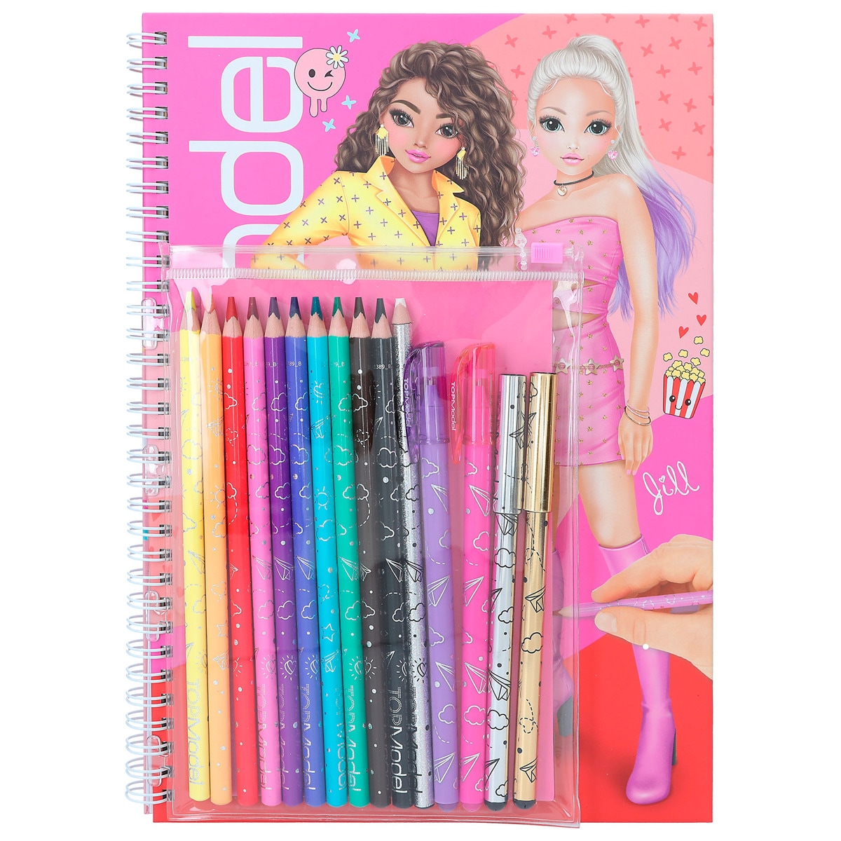 Libro colorear con colores TOPModel Depesche 1