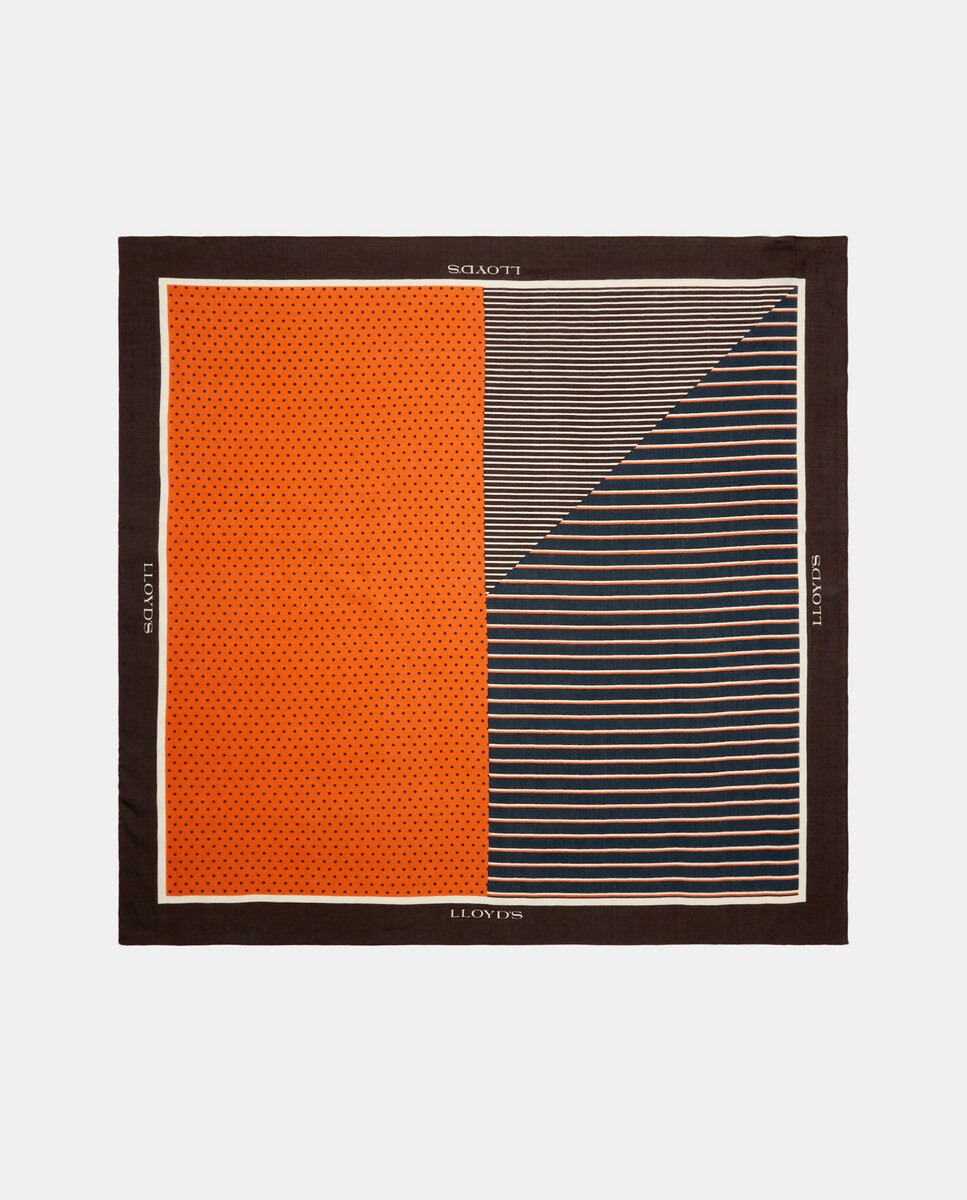 Foulard imprimé patchwork