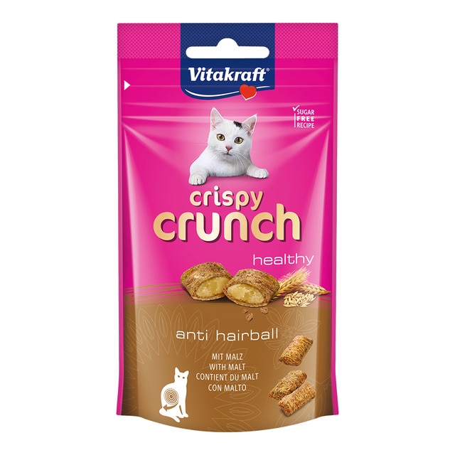 Imagen 0 de Snack para gatos adultos Vitakraft Crispy Crunch con malta 60 g