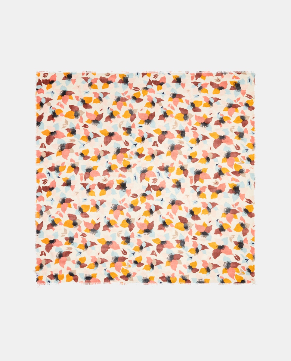 Foulard à imprimé petites fleurs
