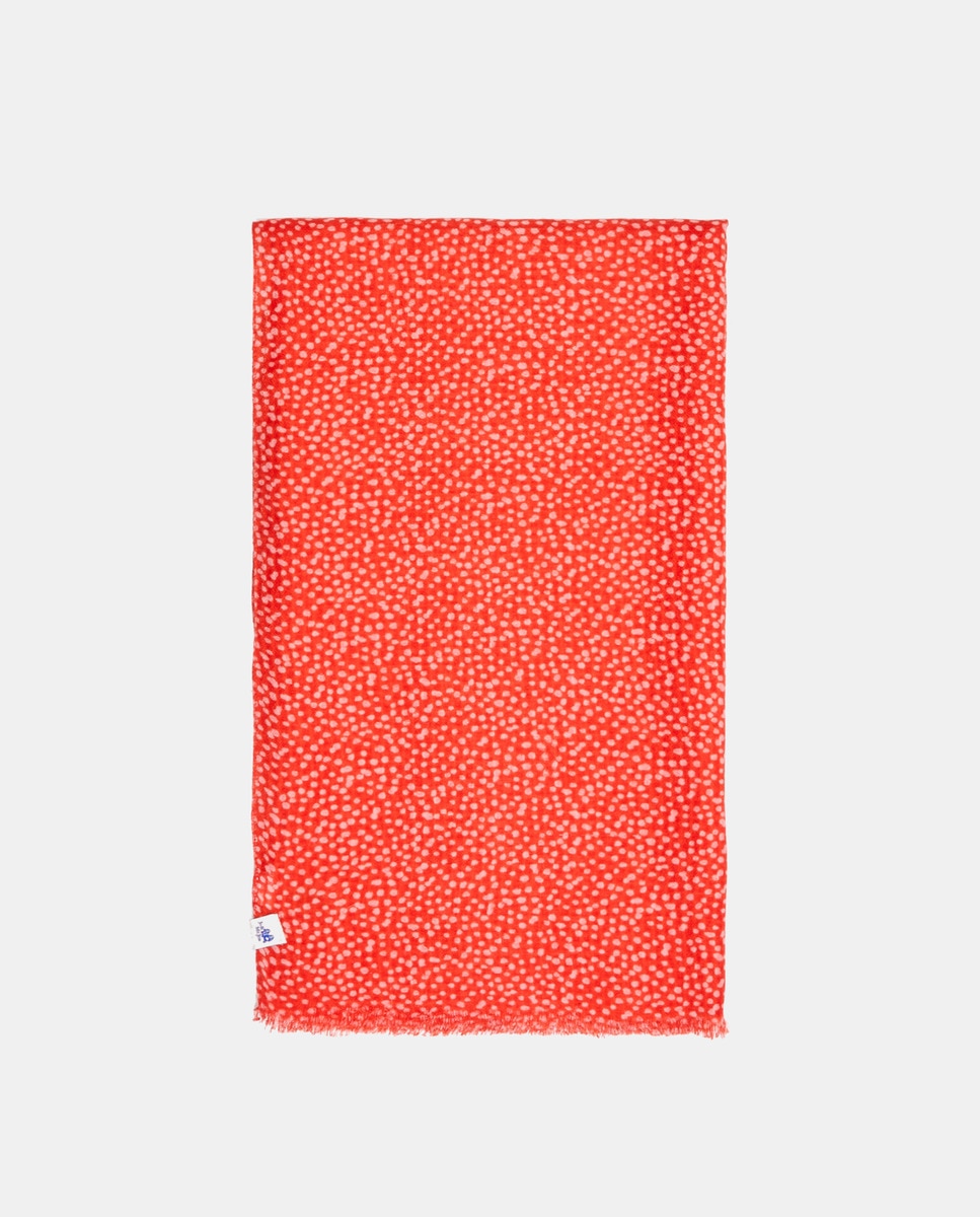 Foulard à imprimé pois