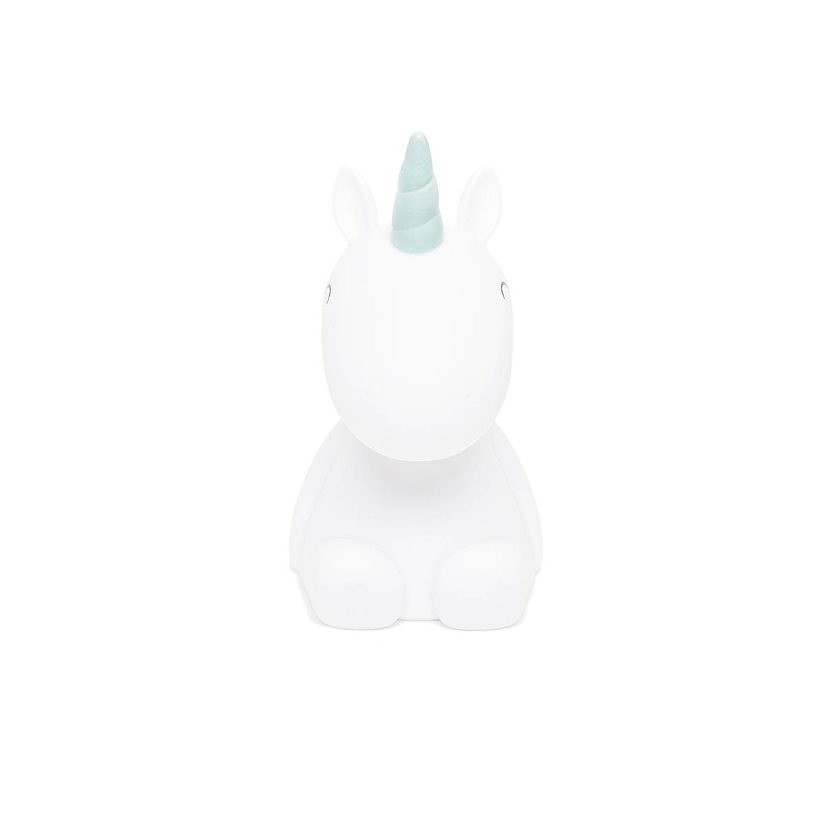 Luz de Presença Mini Unicórnio - Branco/Crista Azul 2