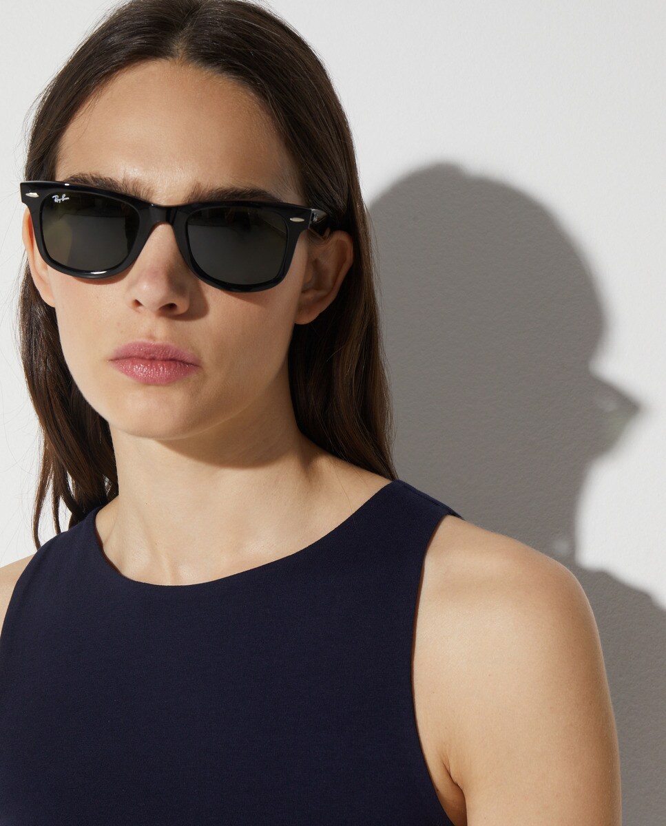 Crop top uni doublé devant