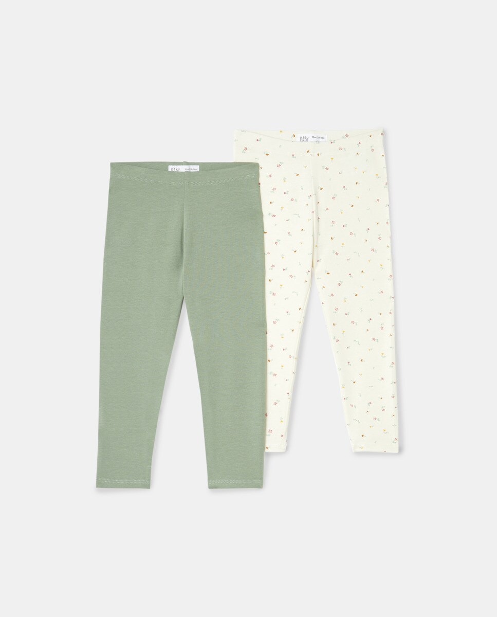 Lot de deux leggings .