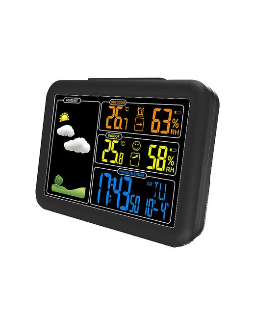 Imagen 0 de Estación meteorológica automática en color de alta precisión con barómetro higrómetro