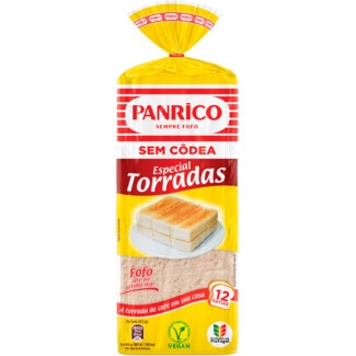 Pão sem Côdea Especial Torradas embalagem 450 g - Panrico