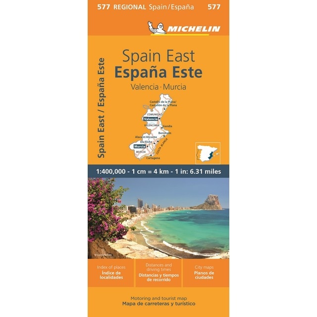 Imagem 0 de Mapa Regional España Este - Valencia - Murcia