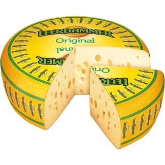 queso holandés maasdam de vaca elaborado con leche pasteurizada - Leerdammer