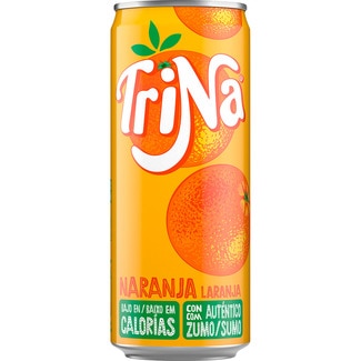 refresco de naranja sin gas bajo en calorías lata 33 cl - Trina