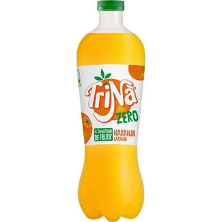 Zero refresco de naranja sin gas sin azúcares añadidos botella 1,5 l - Trina