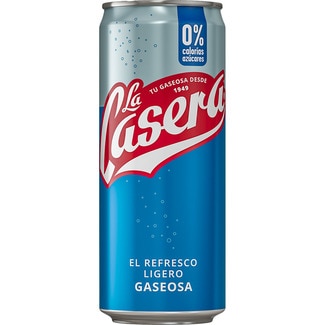 gaseosa 0% azúcares y calorías lata 33 cl - La Casera