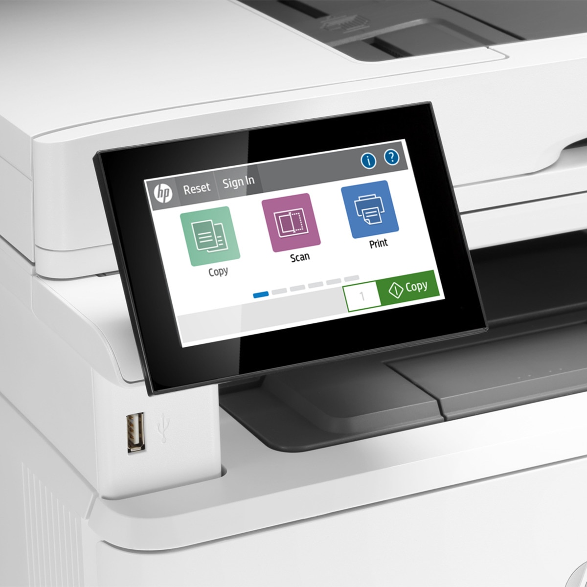 Impresora Multifunción HP LaserJet Enterprise MFP M430f, Fax Blanco-6