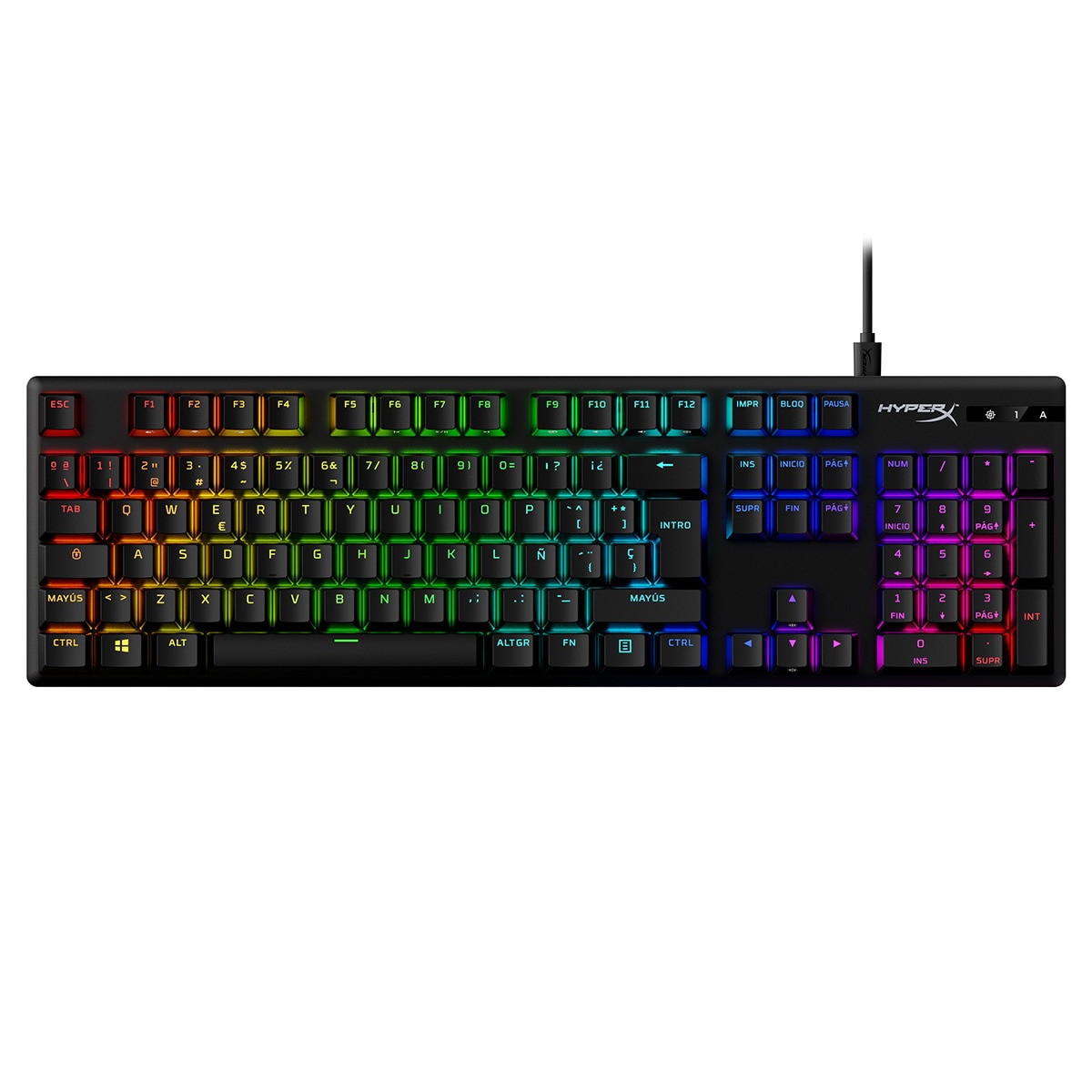Teclado Gaming con cable HyperX Alloy Origins Negro-1