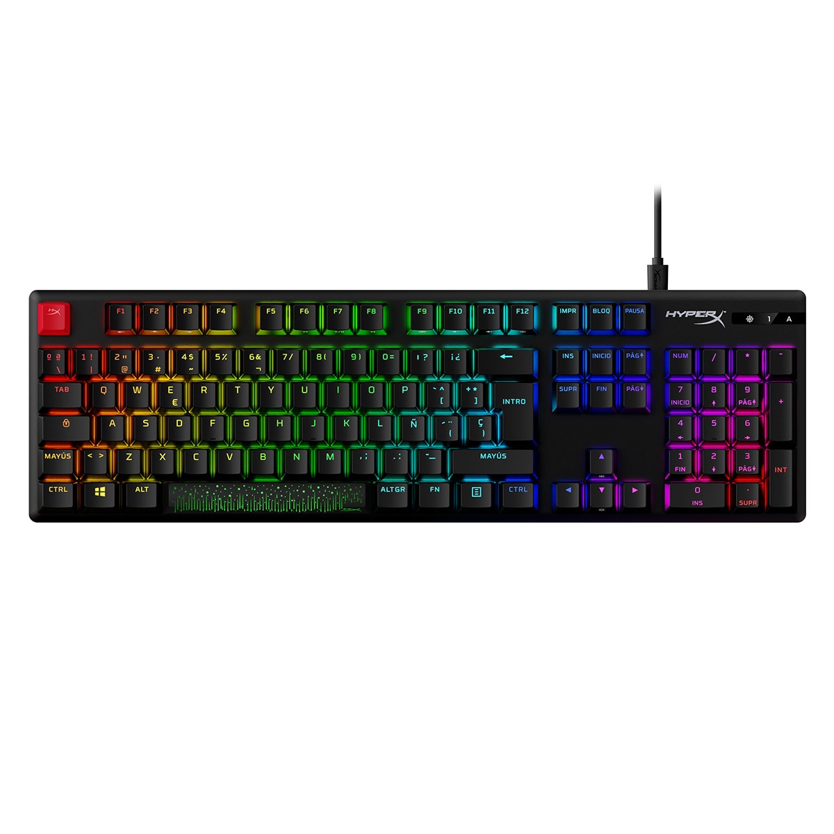 Teclado Gaming con cable HyperX Alloy Origins Negro-5